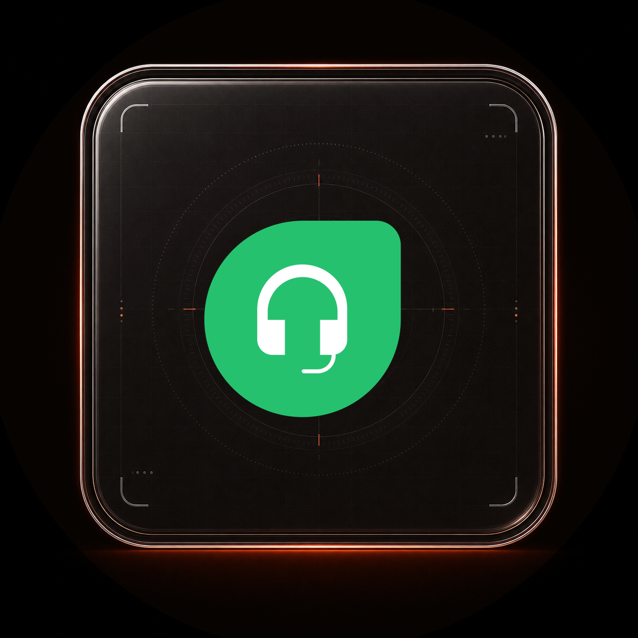 Freshdesk glass tile