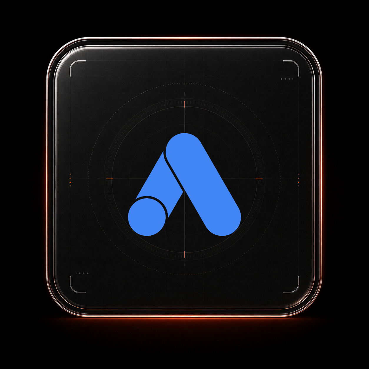 Google Ads glass tile