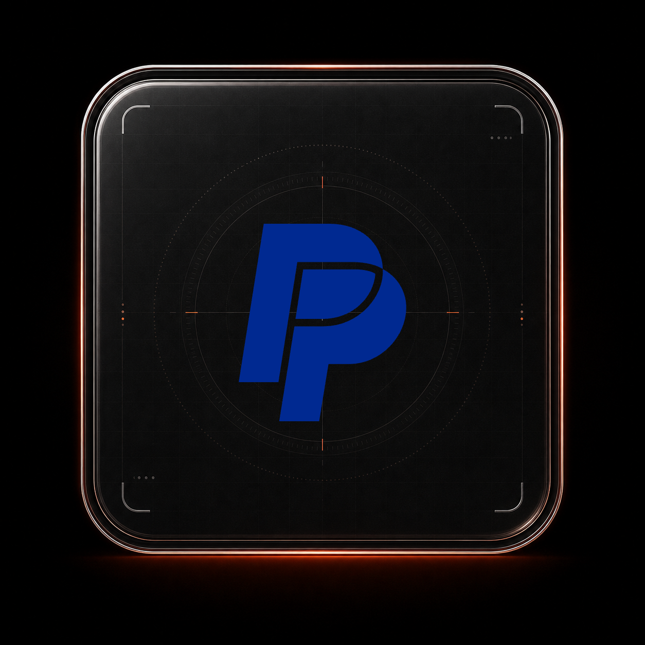 PayPal glass tile