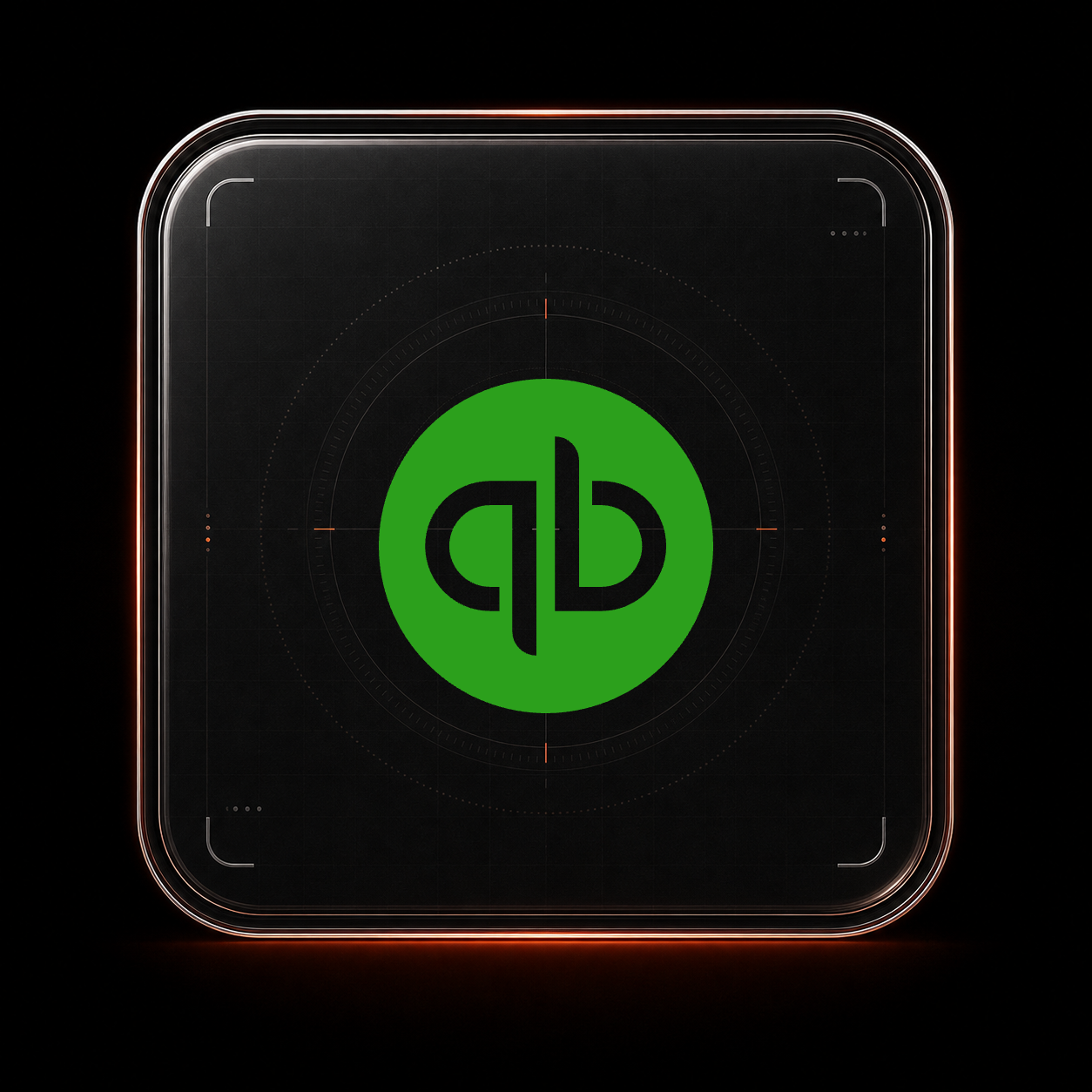 QuickBooks glass tile