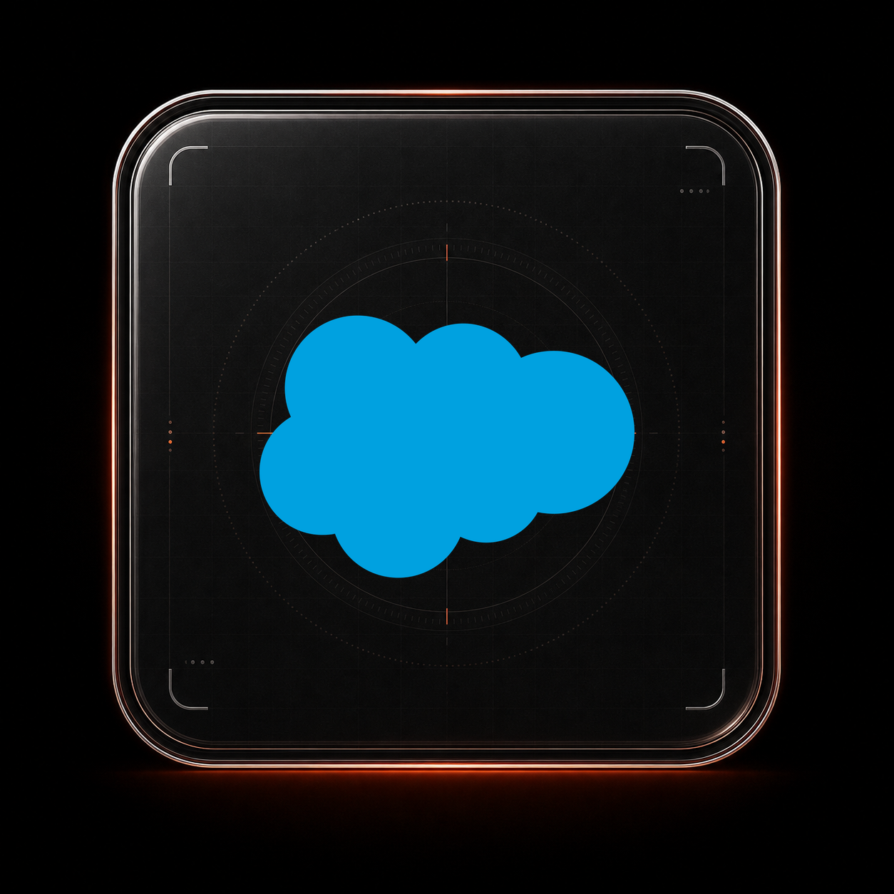 Salesforce glass tile
