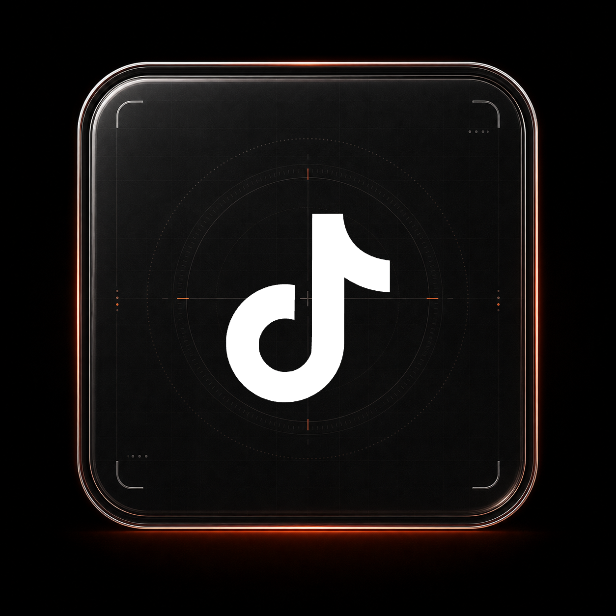 TikTok glass tile