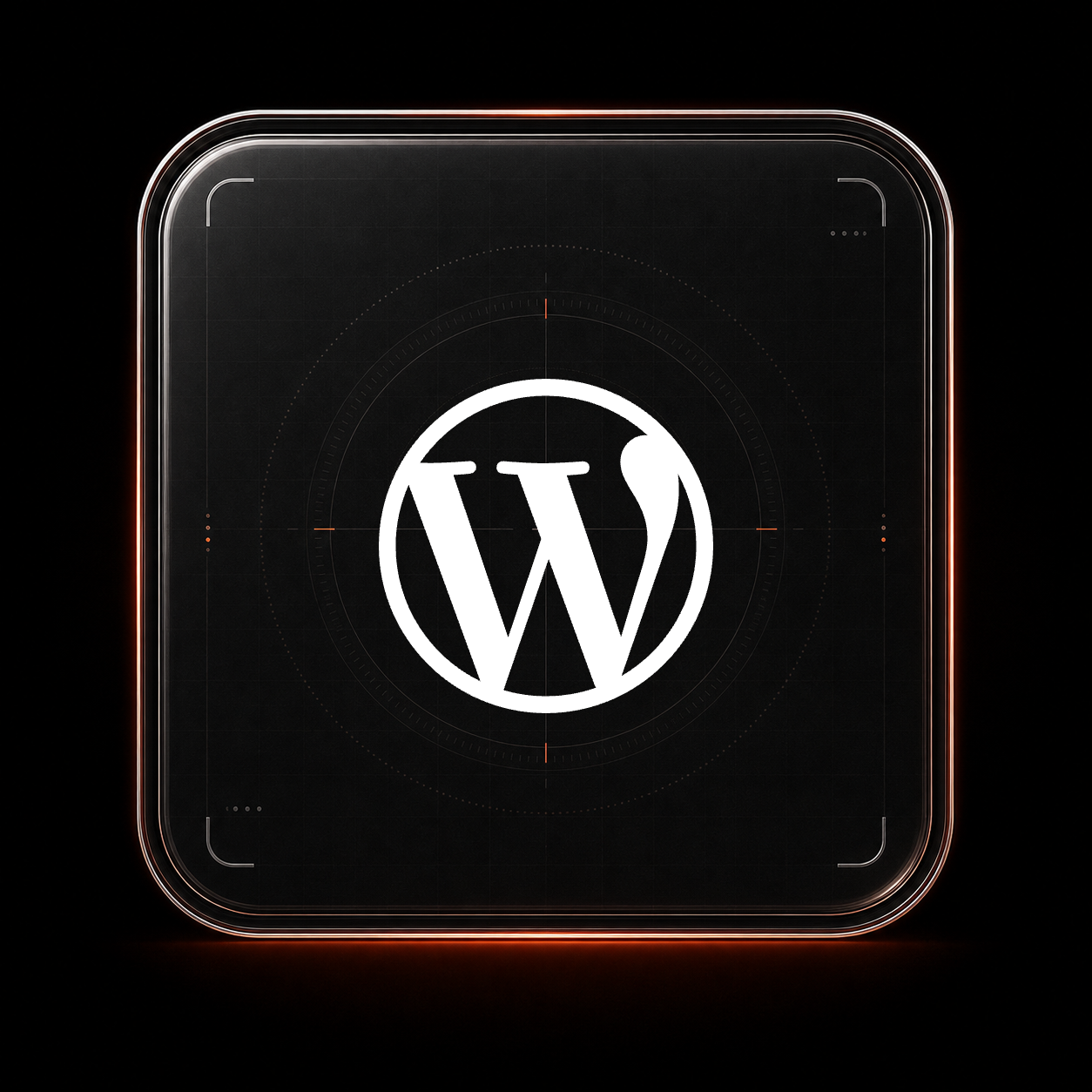 WordPress glass tile