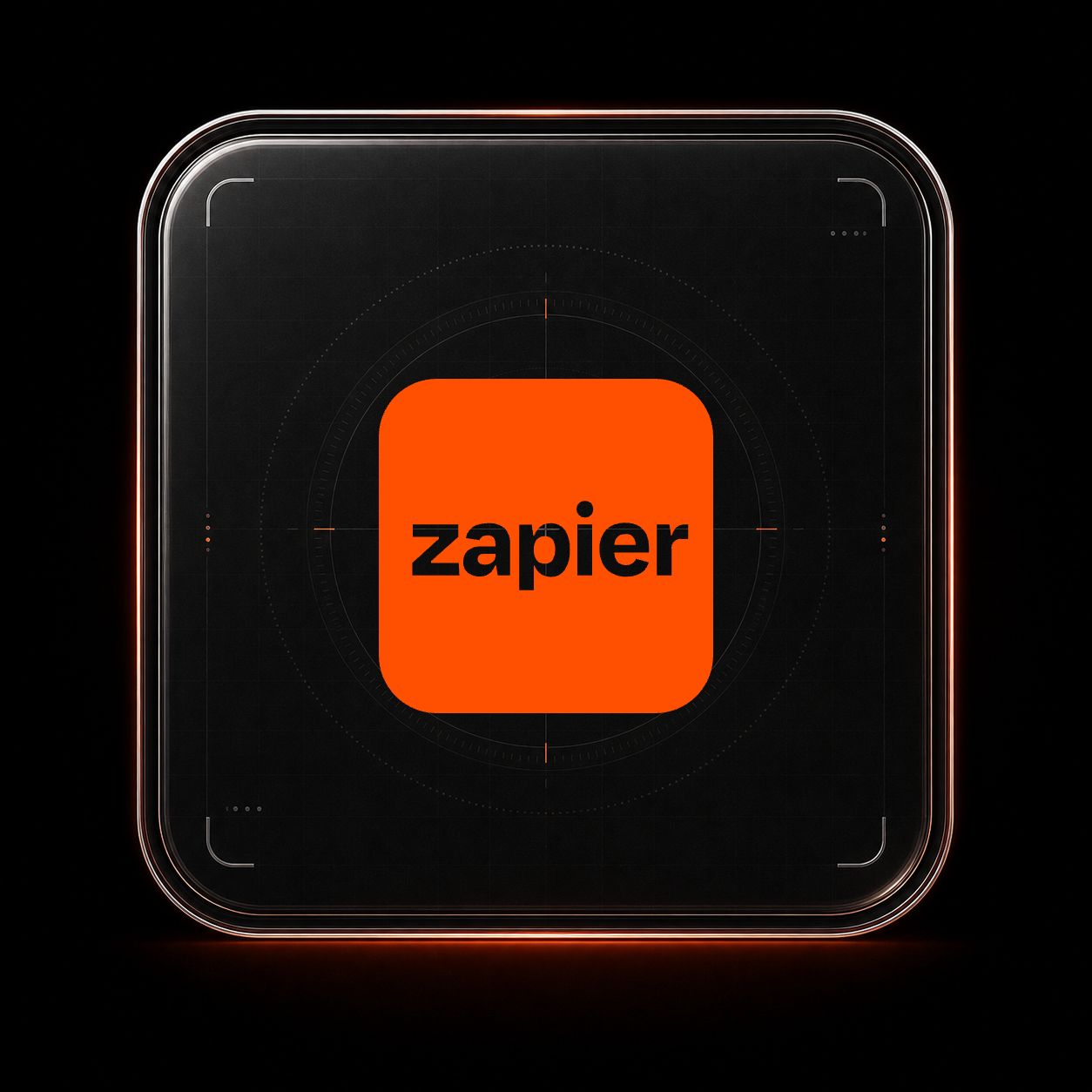 Zapier glass tile