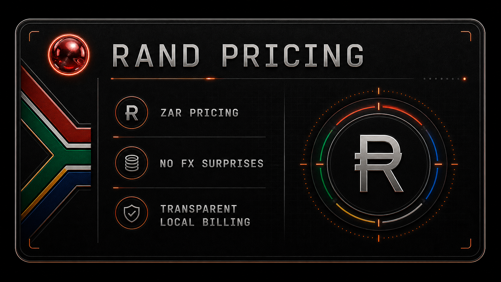 Rand pricing visual for ORBITxi founder subscriptions